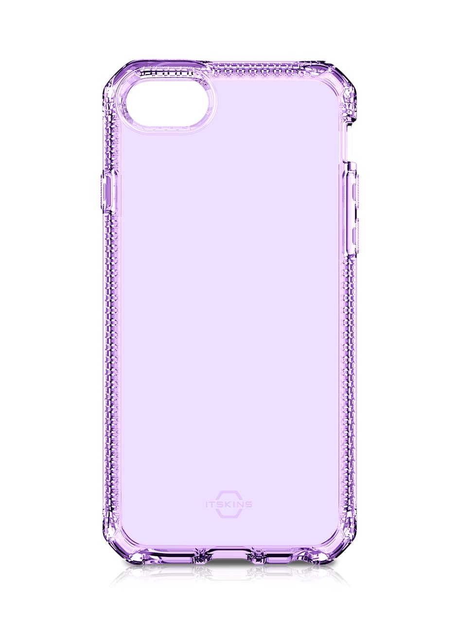 Itskins Spectrum Clear Protective Case for iPhone SE 2020 Light Purple