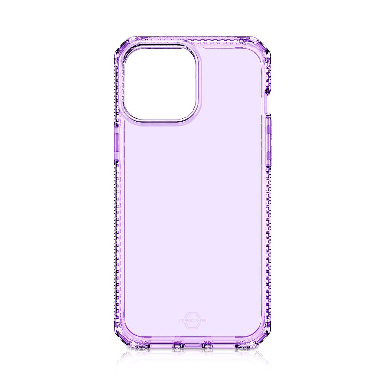 Itskins Spectrum Clear Case For iPhone 13 Pro Light Purple Shockproof