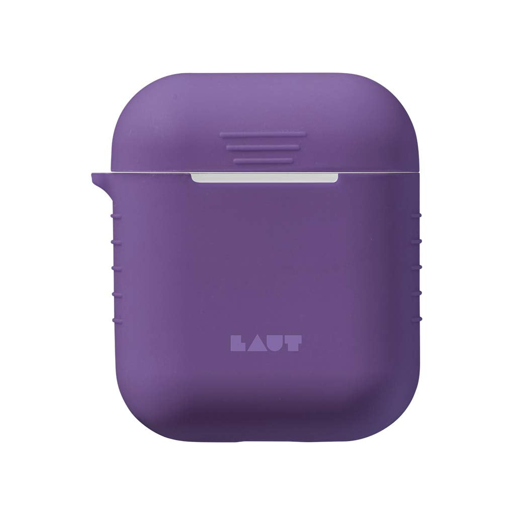 Laut Pod AirPods Violet Protective Silicone Case Easy Grip Anti Scratch