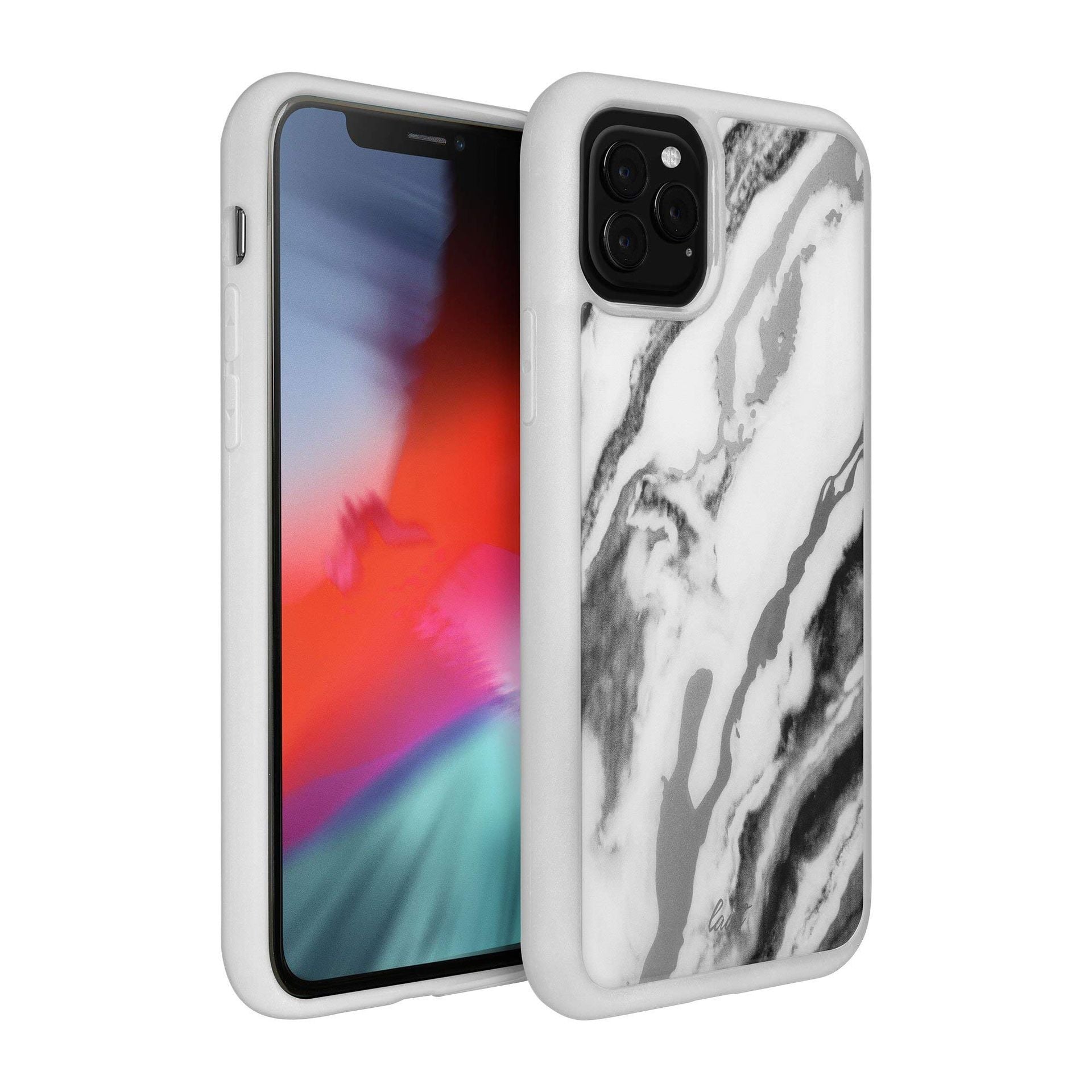 Laut Mineral Glass Back For iPhone 11 Pro Max Mineral White Scratch Resistant