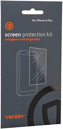 Ventev Anti-Glare Anti-Fingerprint Screen Protector For Iphone 6 Plus - Retail Packaging - Clear