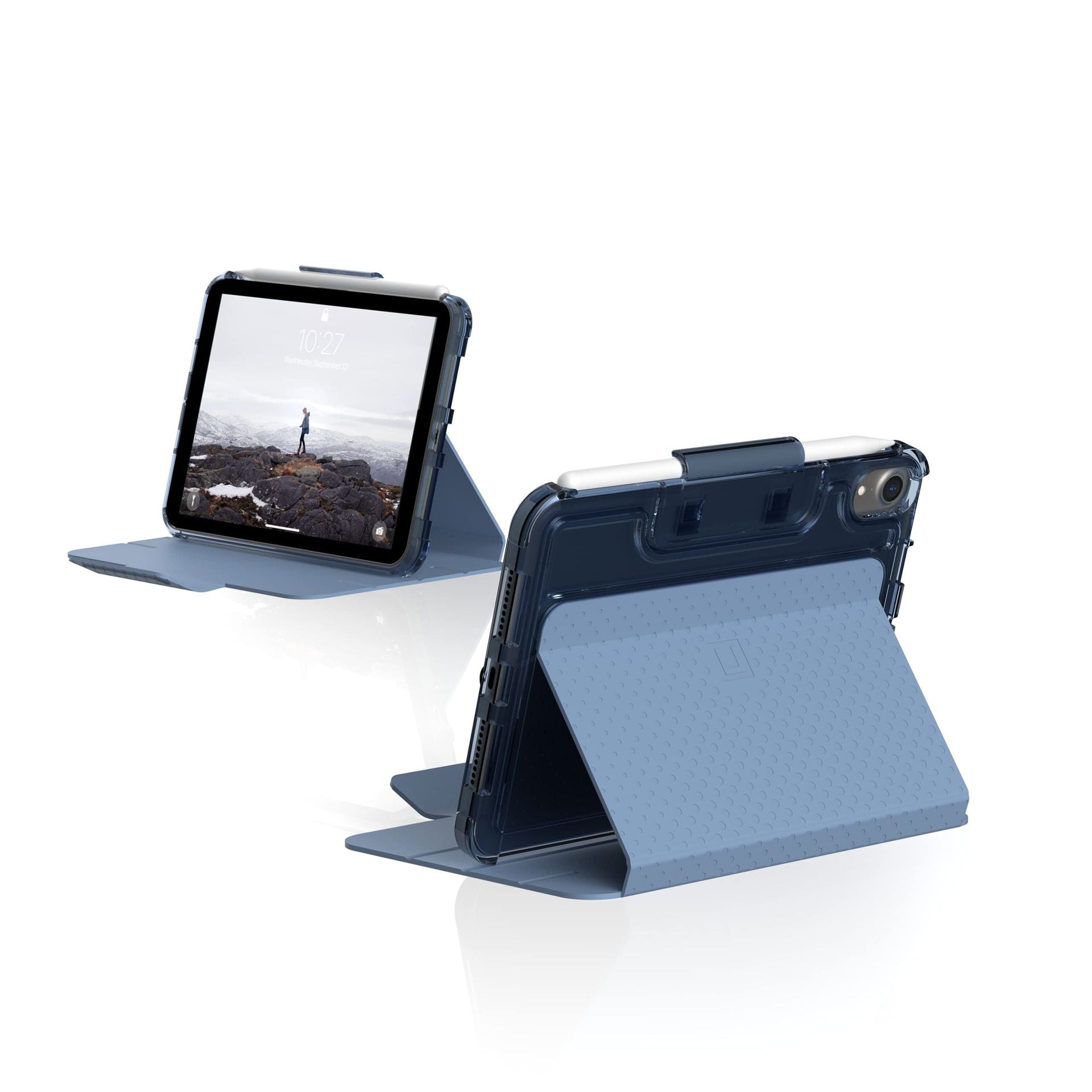 UAG Lucent iPad Mini 6th Gen Cerulean Ultra Slim Shockproof Pencil Holder