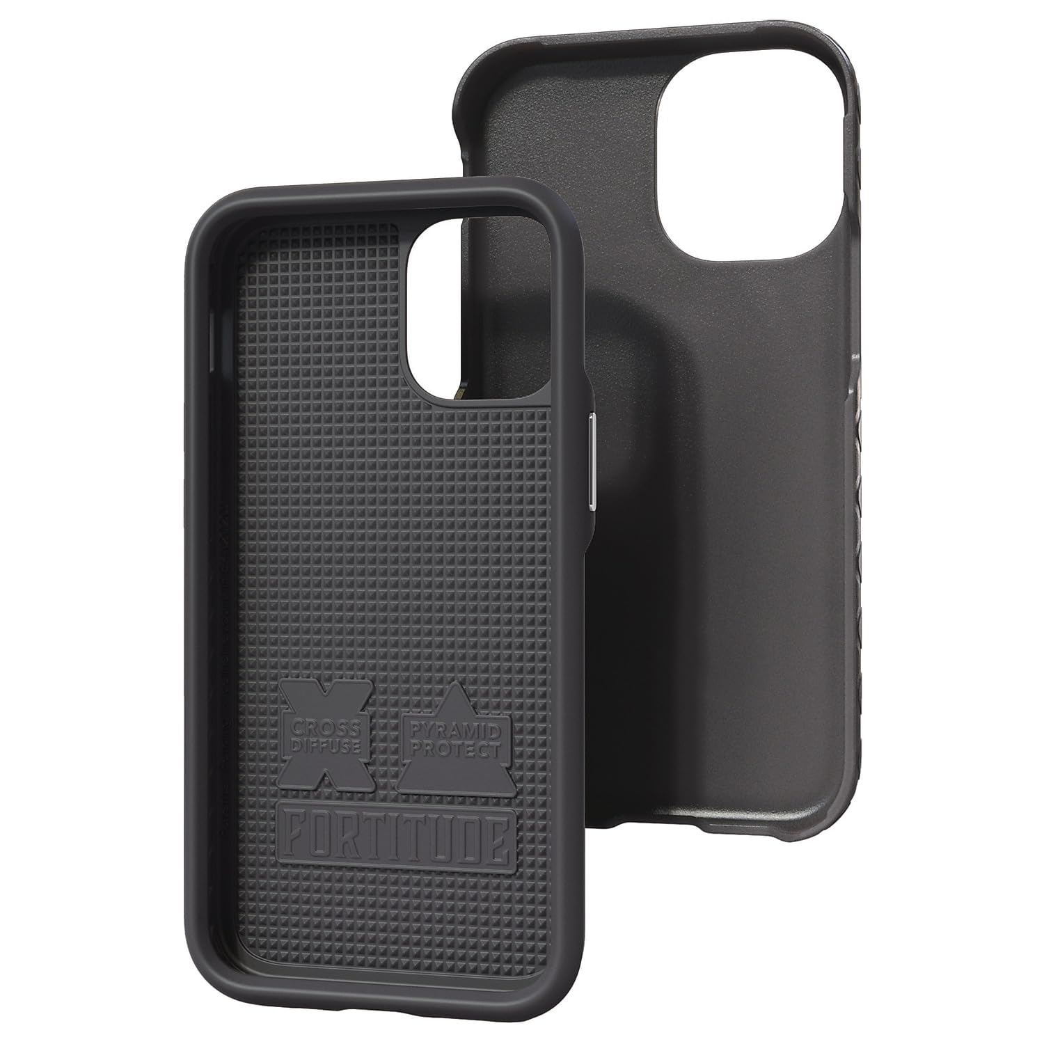 Fortitude Series Onyx Black Phone Case For iPhone 12 Pro Max