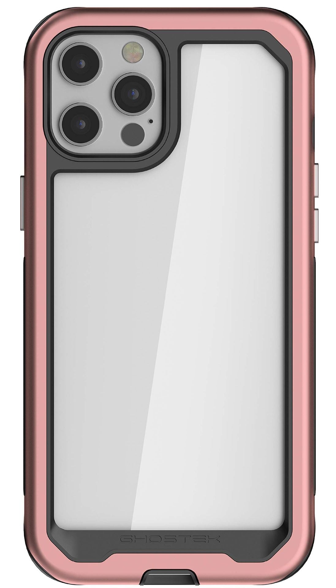 Ghostek Atomic Slim Case iPhone 12 Pro Max 6.7 Pink Aluminum Bumper