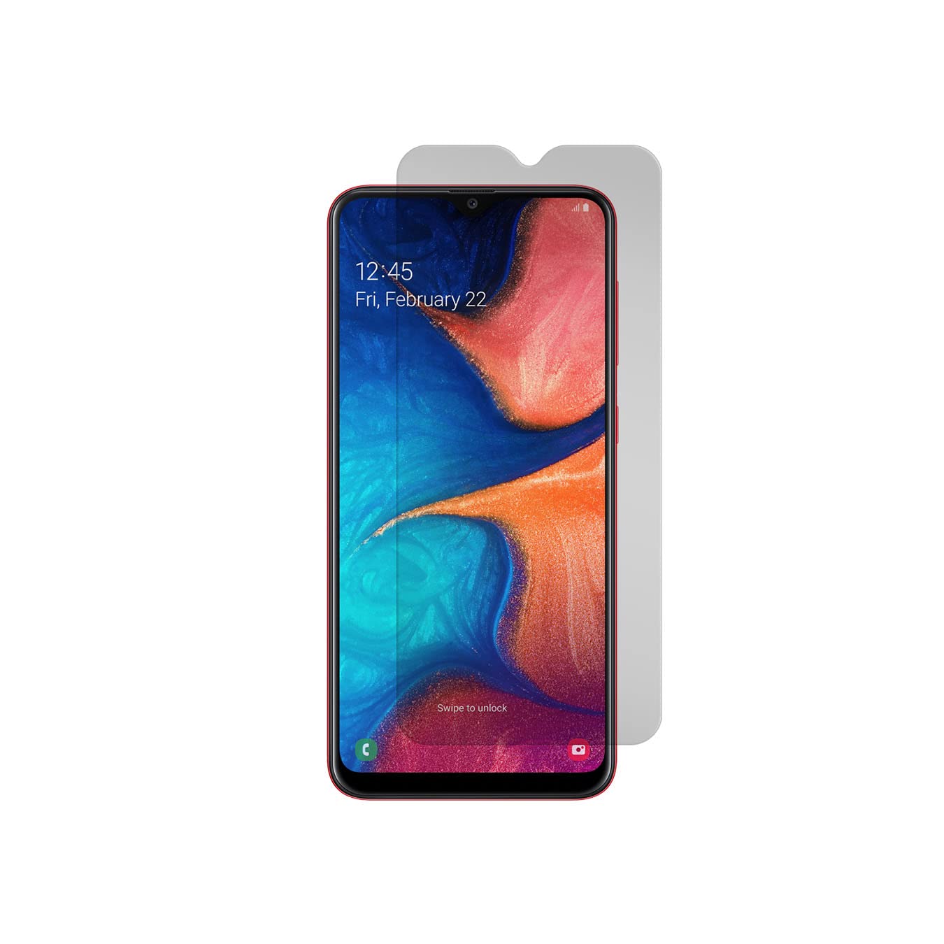 Gadget Guard Black Ice Glass Screen Protector For Galaxy A20 - Clear