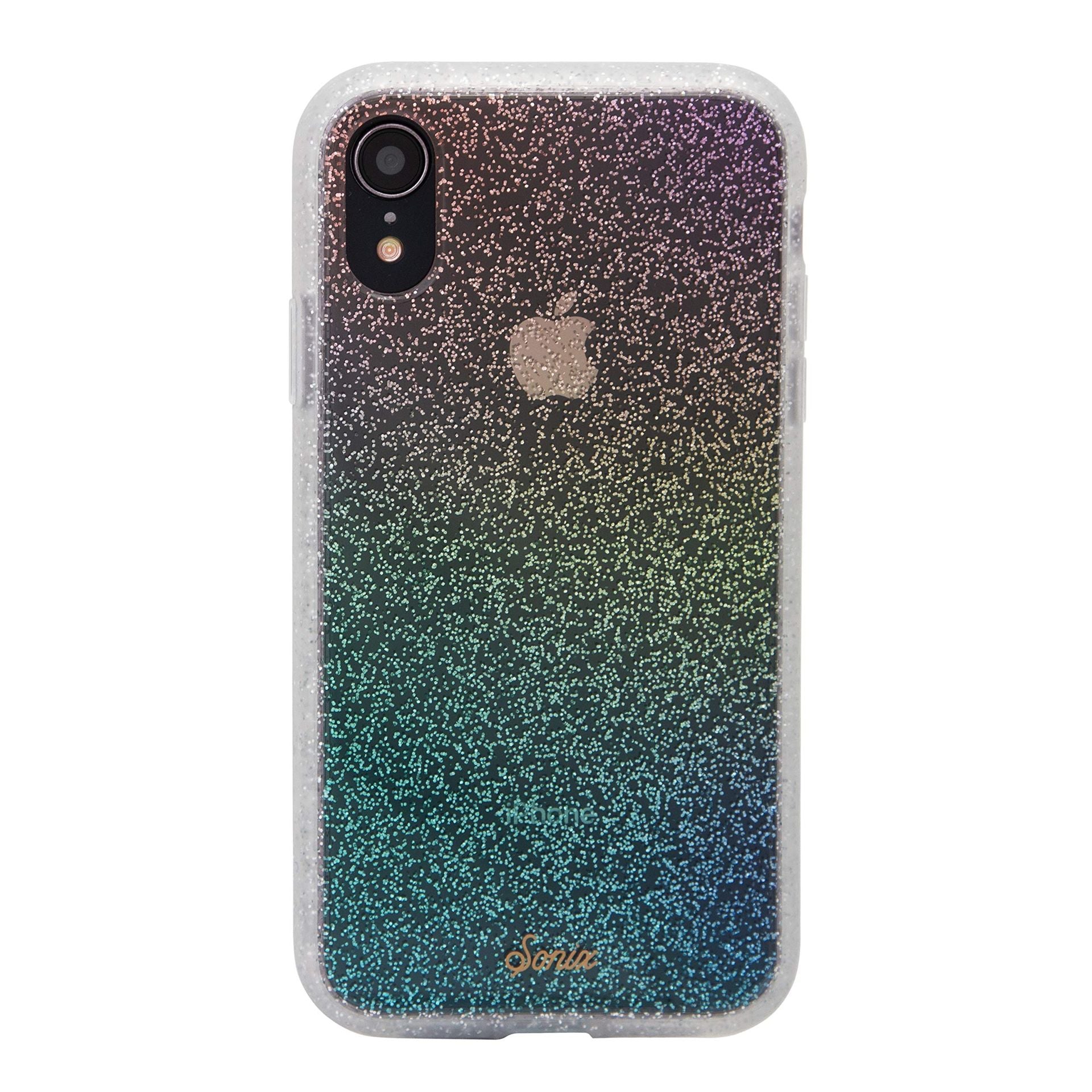 Sonix Rainbow Glitter Case For iPhone XR Clear Slim Drop Tested Shield