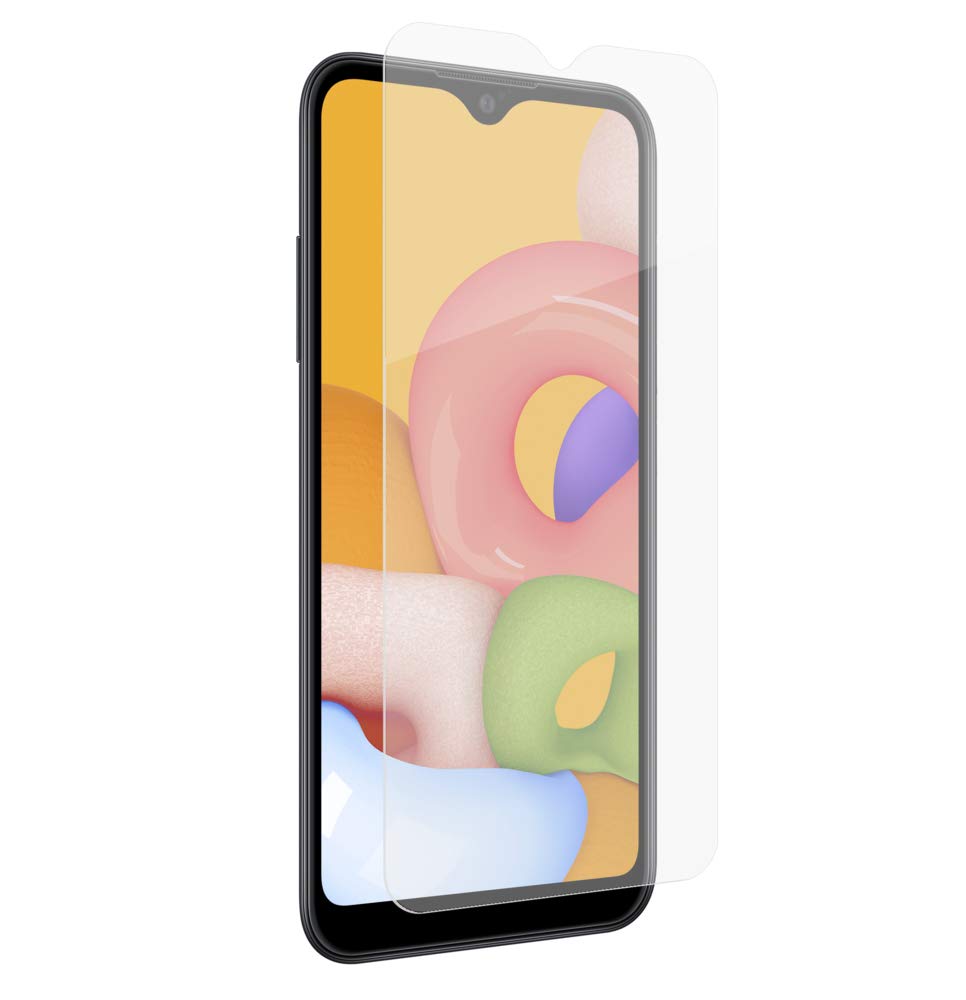 Zagg Invisible Shield Glass Elite Screen Protector - Made Samsung Galaxy A01 - Case Friendly -Impact & Scratch Protection, Clear (200105143)