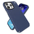 Speck Iphone 15 Pro Max Case - Built For Magsafe, Drop Protection - Scratch Resistant, Soft Touch, 6.7 Inch Phone Case - Presidio2 Pro Coastal Blue/Dust Grey/White