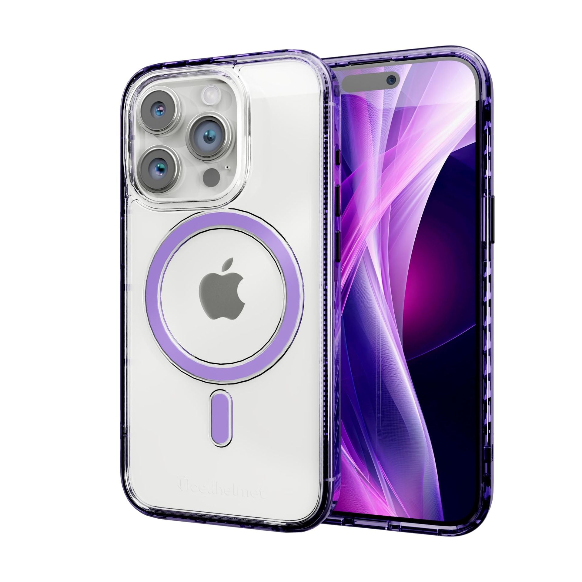 Cellhelmet Magnitude Case iPhone 15 Pro Midnight Lilac MagSafe 13ft Drop