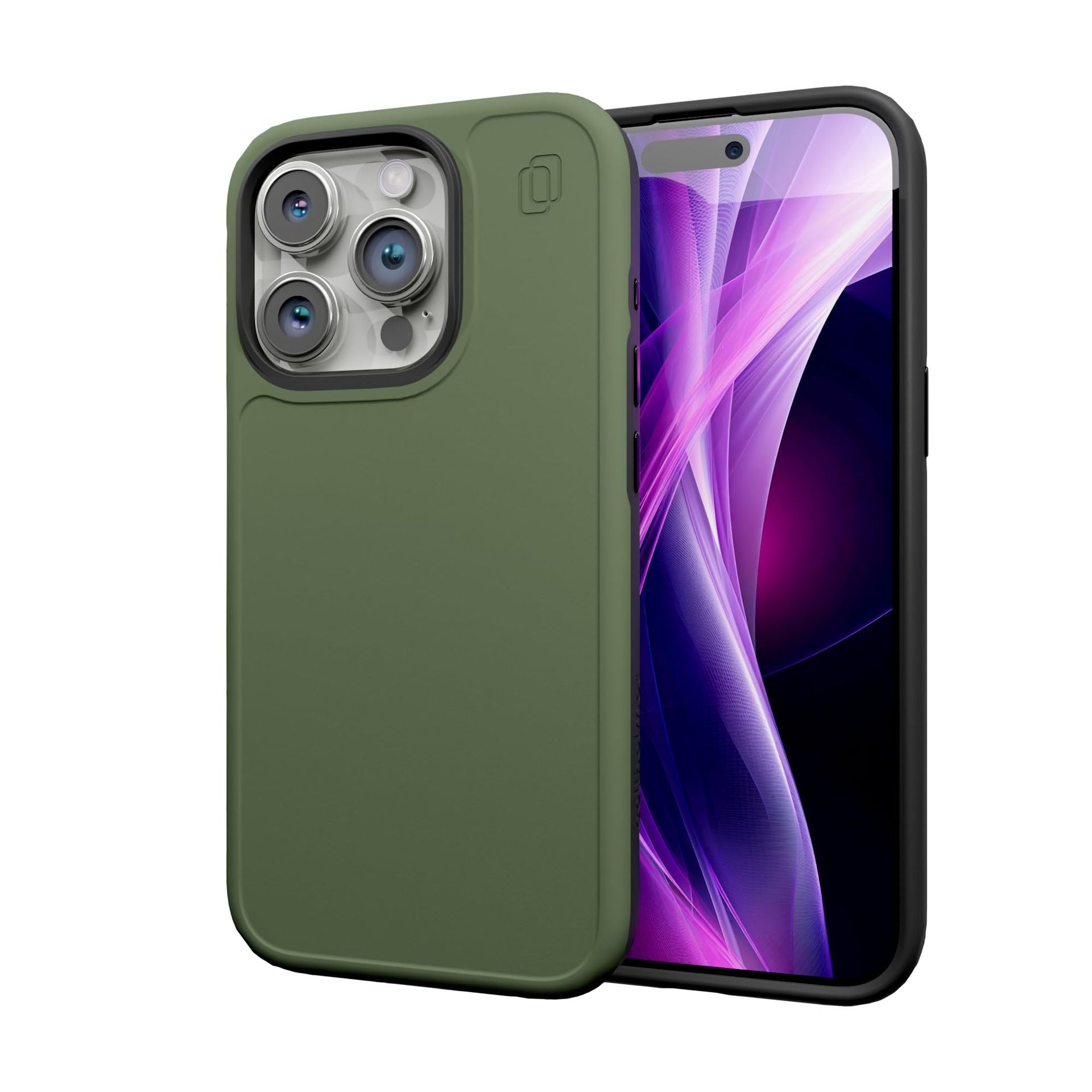 Cellhelmet Fortitude Case For iPhone 15 Pro Olive Green MagSafe Dual Layer 13ft
