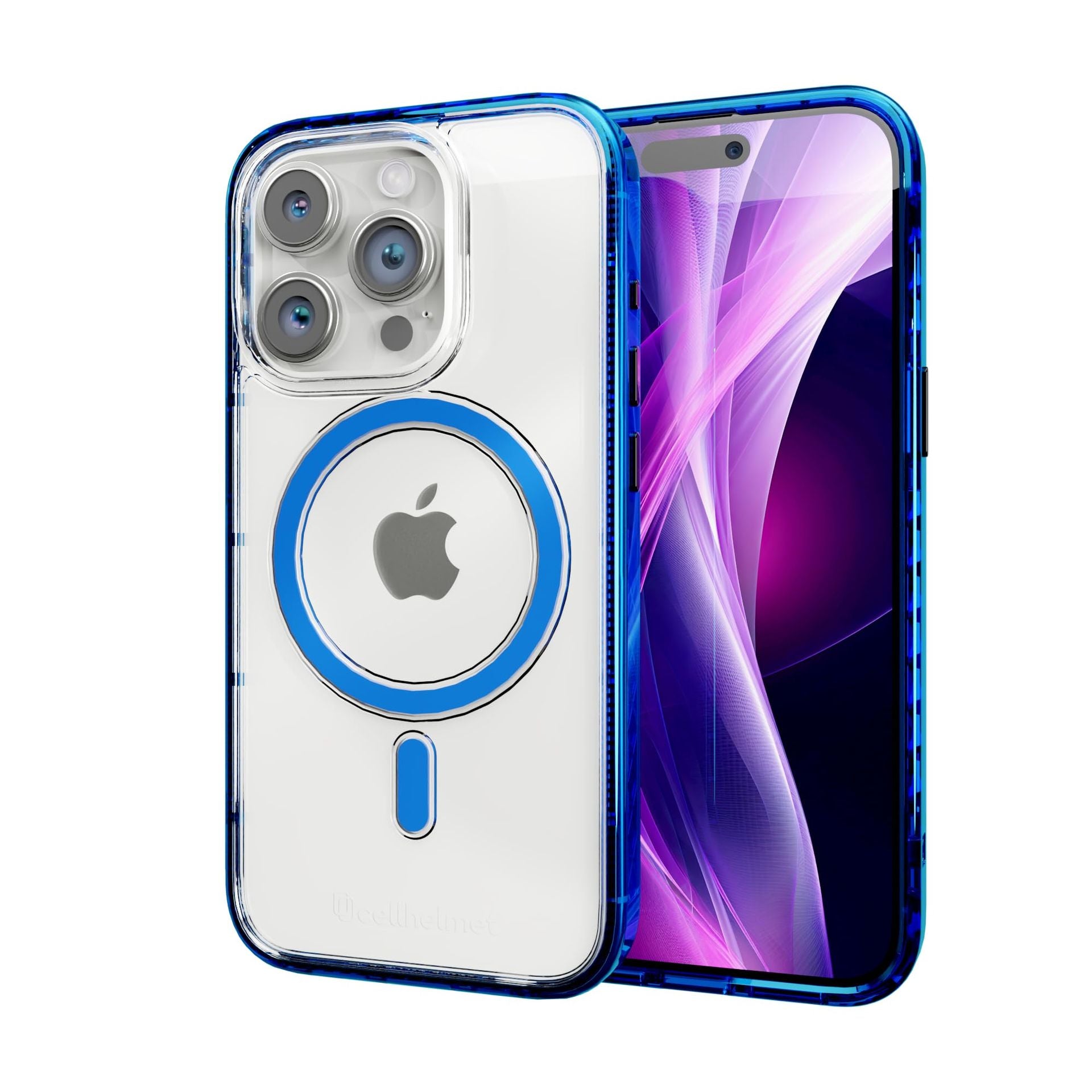 Cellhelmet Magnitude Case iPhone 15 Pro Bermuda Blue MagSafe 13-Foot Drop