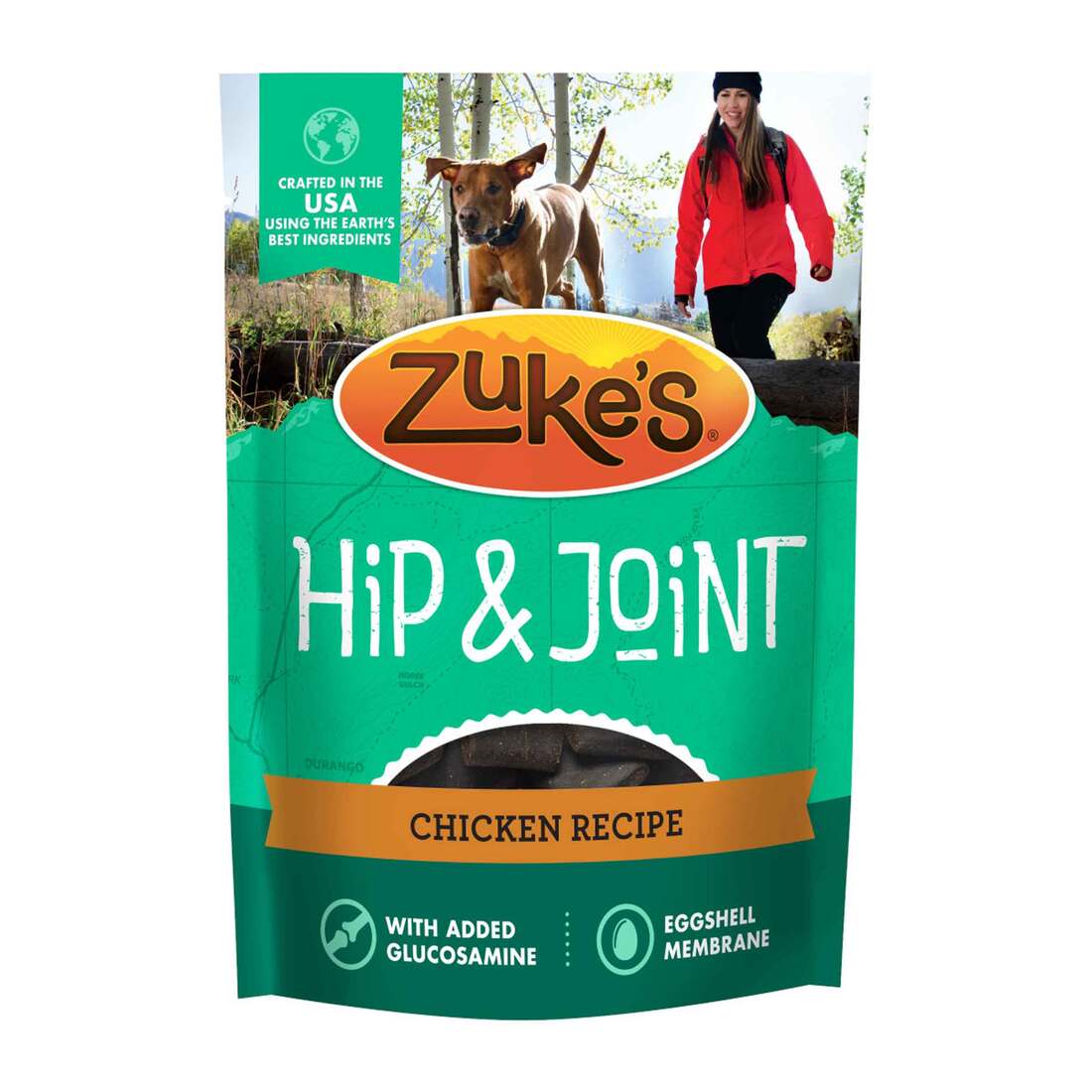Zuke’S Hip And Joint Support Senior Dog Treats, Chicken, 6 Ounce Bag