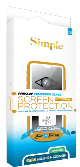 Iphone 15 Plus / 15 Pro Max Privacy Tempered Glass Screen Protector