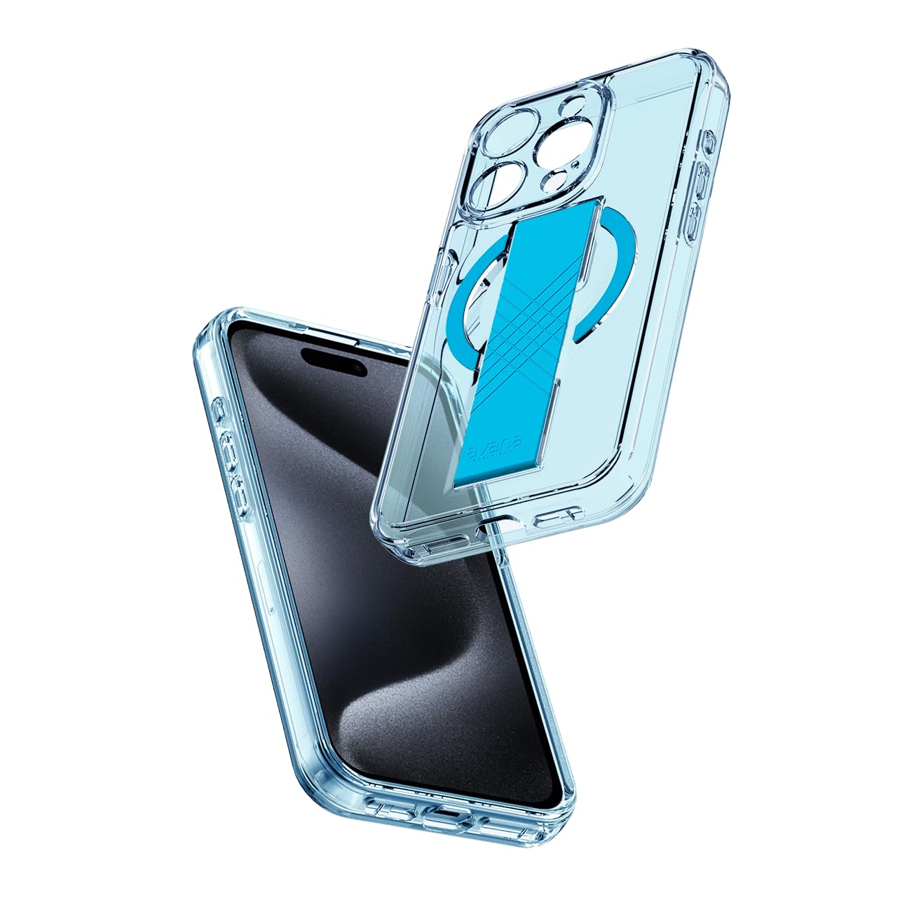 Avana Creation Grip-It Sky Case IPhone 15 Pro 6.7 Clear MagSafe Shockproof