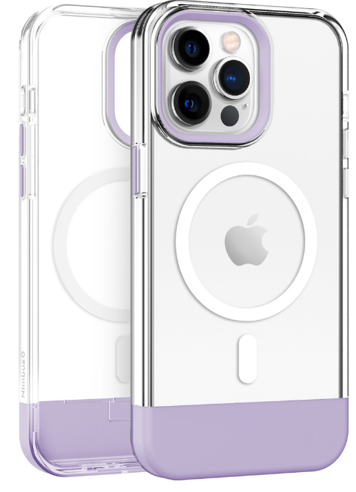 Nimbus9 Ghost 3 MagSafe Case For iPhone 15 Pro Max Clear Lilac