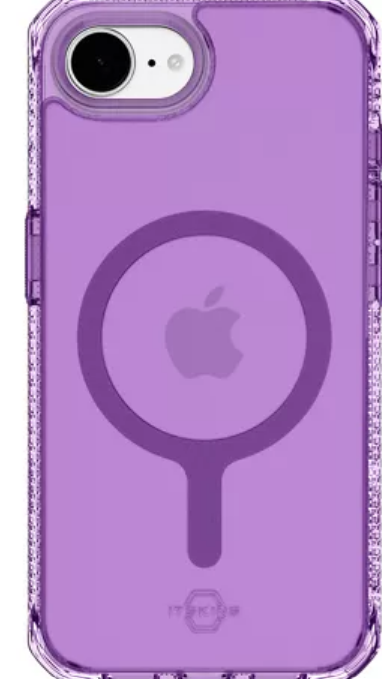 Itskins Hybrid R Vapor MagSafe Case For iPhone 16e Light Purple