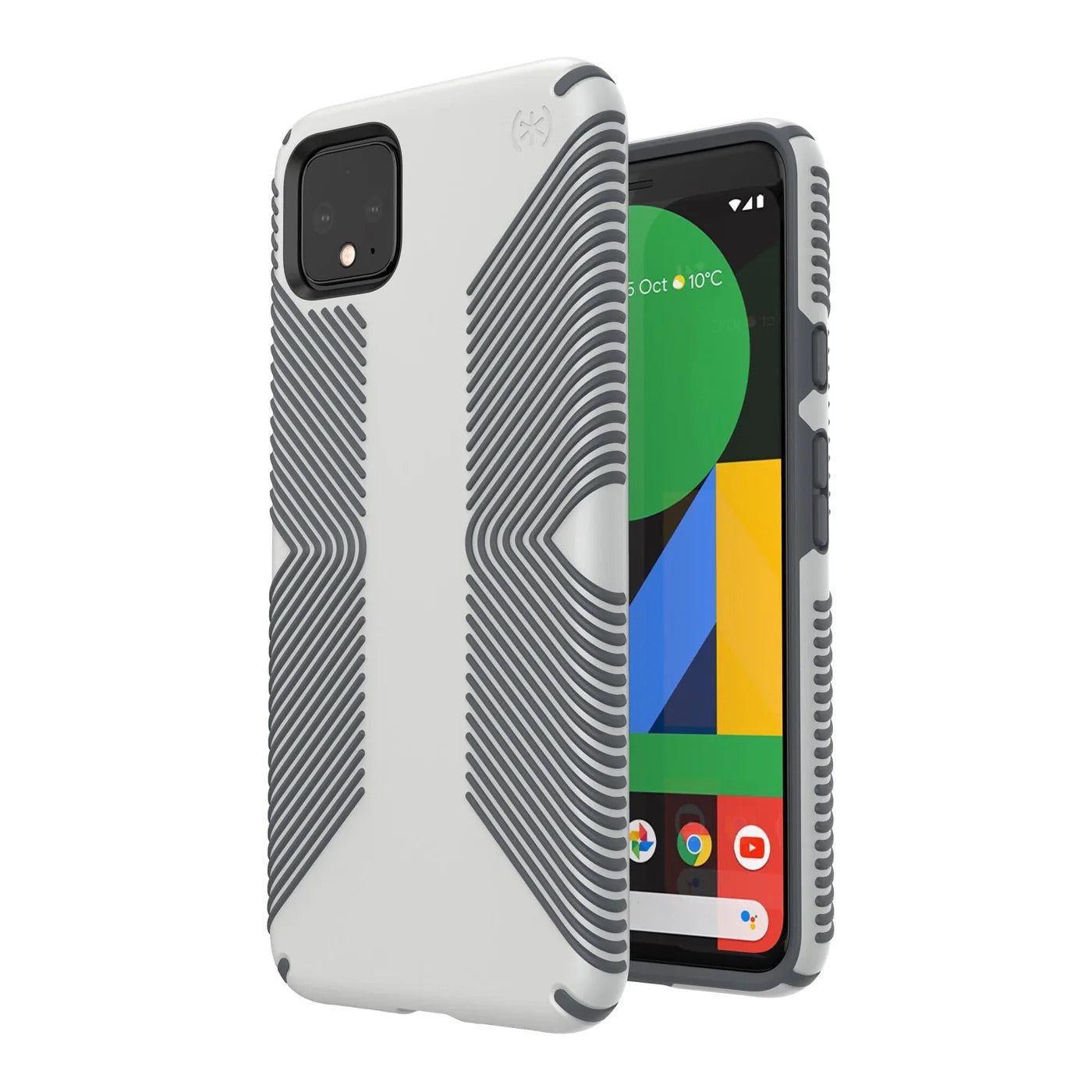 Otter Products Presidio Grip For Google Pixel 4 XL Marble Grey Anthracite Grey