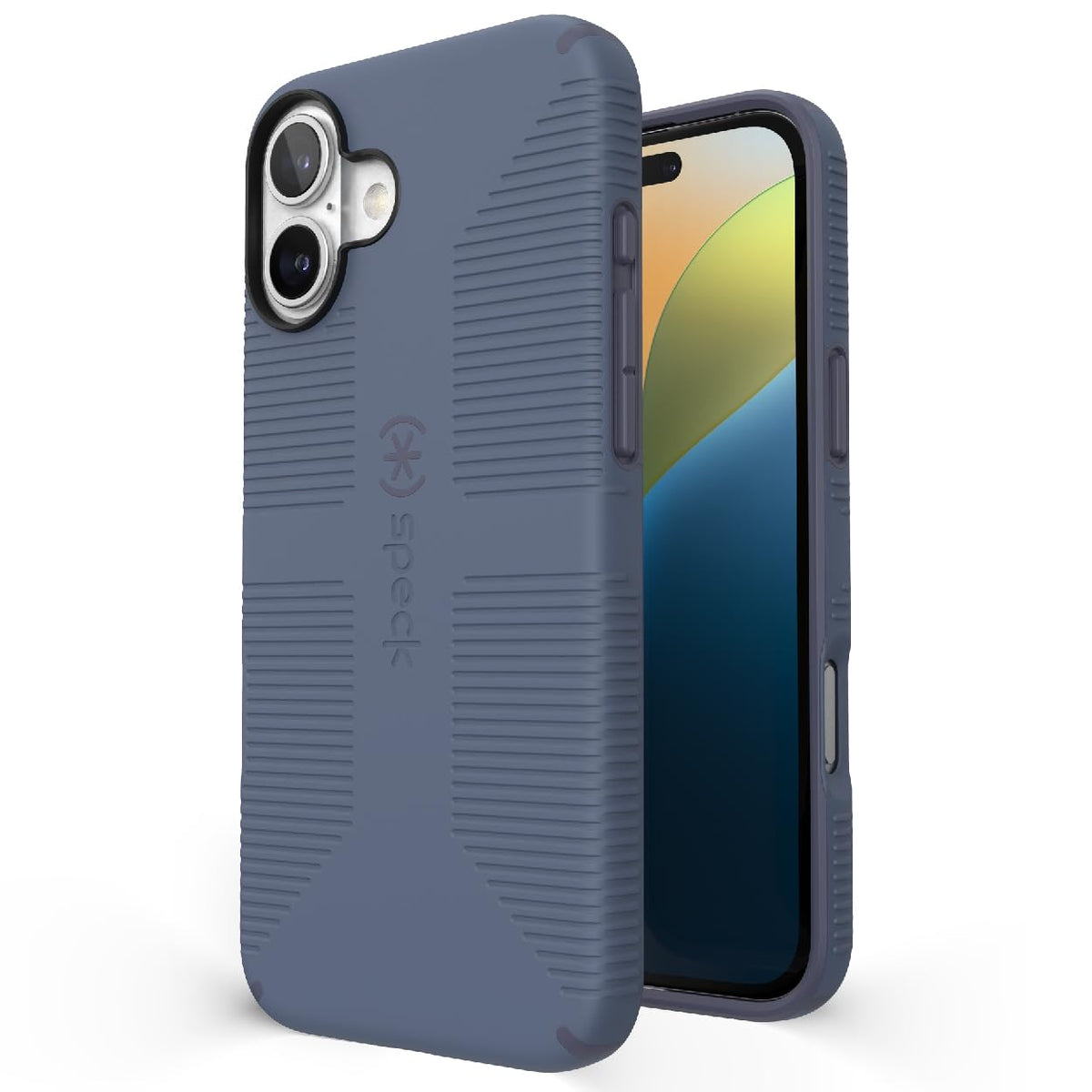 Speck Candyshell Grip Case Iphone 16 Plus - Slim Magsafe - Mystery Blue/Faded Denim - 840168541454