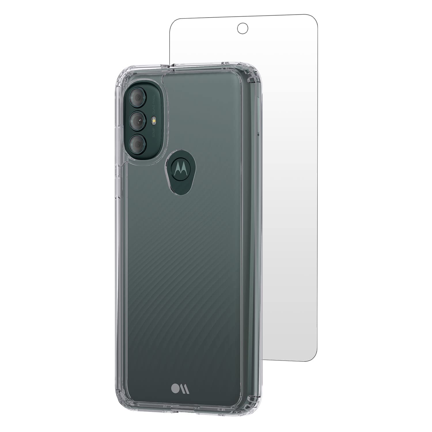 Case-Mate Protection Pack Tough Case For Moto G Power 2022 With Glass Protector