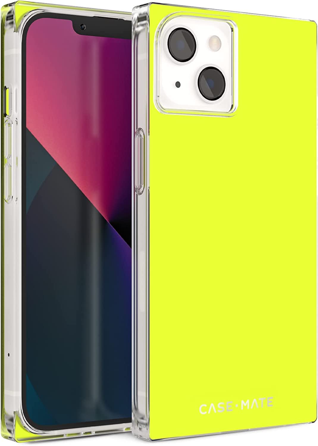 Case-Mate Blox Neon Lemon iPhone 14 6.1in MagSafe 10ft Drop Protection