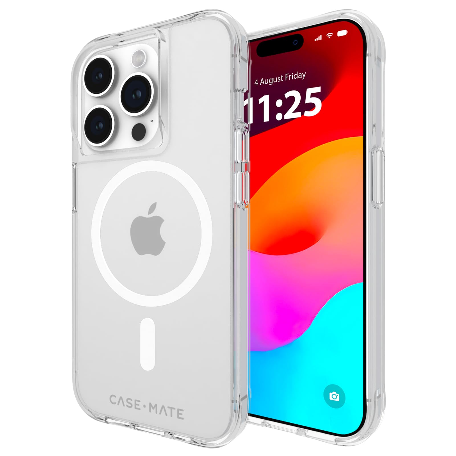 Case-Mate Tough Clear Case iPhone 15 Pro 6.1 MagSafe 12ft Drop Protection