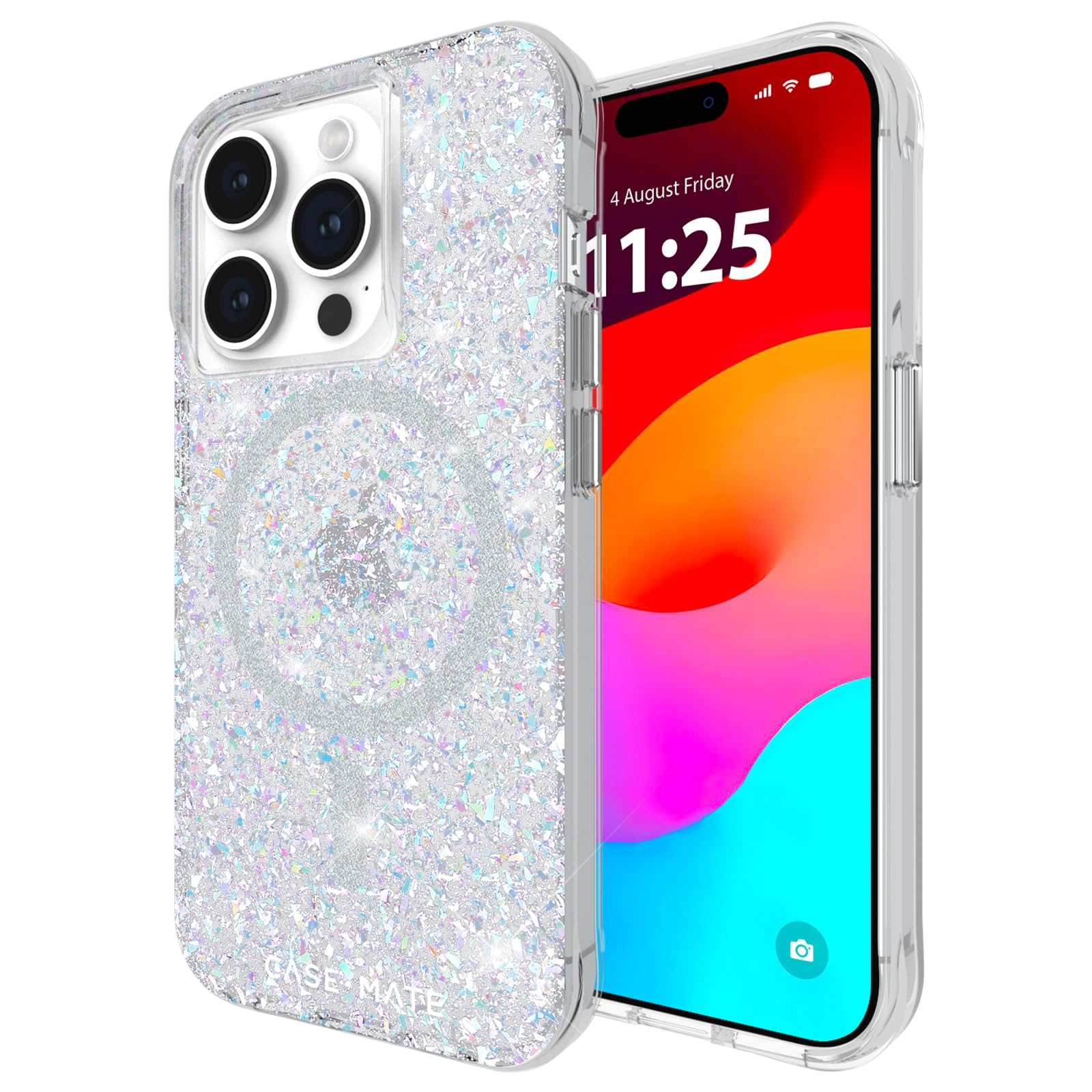 Case Mate Twinkle Disco IPhone 15 Pro 6.1 MagSafe Case Bling
