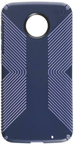 Speck Products Presidio Grip Cell Phone Case For Moto Z2 Force Edition - Marine Blue/Twilight Blue - 848709045928