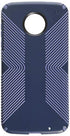 Speck Products Presidio Grip Cell Phone Case For Moto Z2 Force Edition - Marine Blue/Twilight Blue