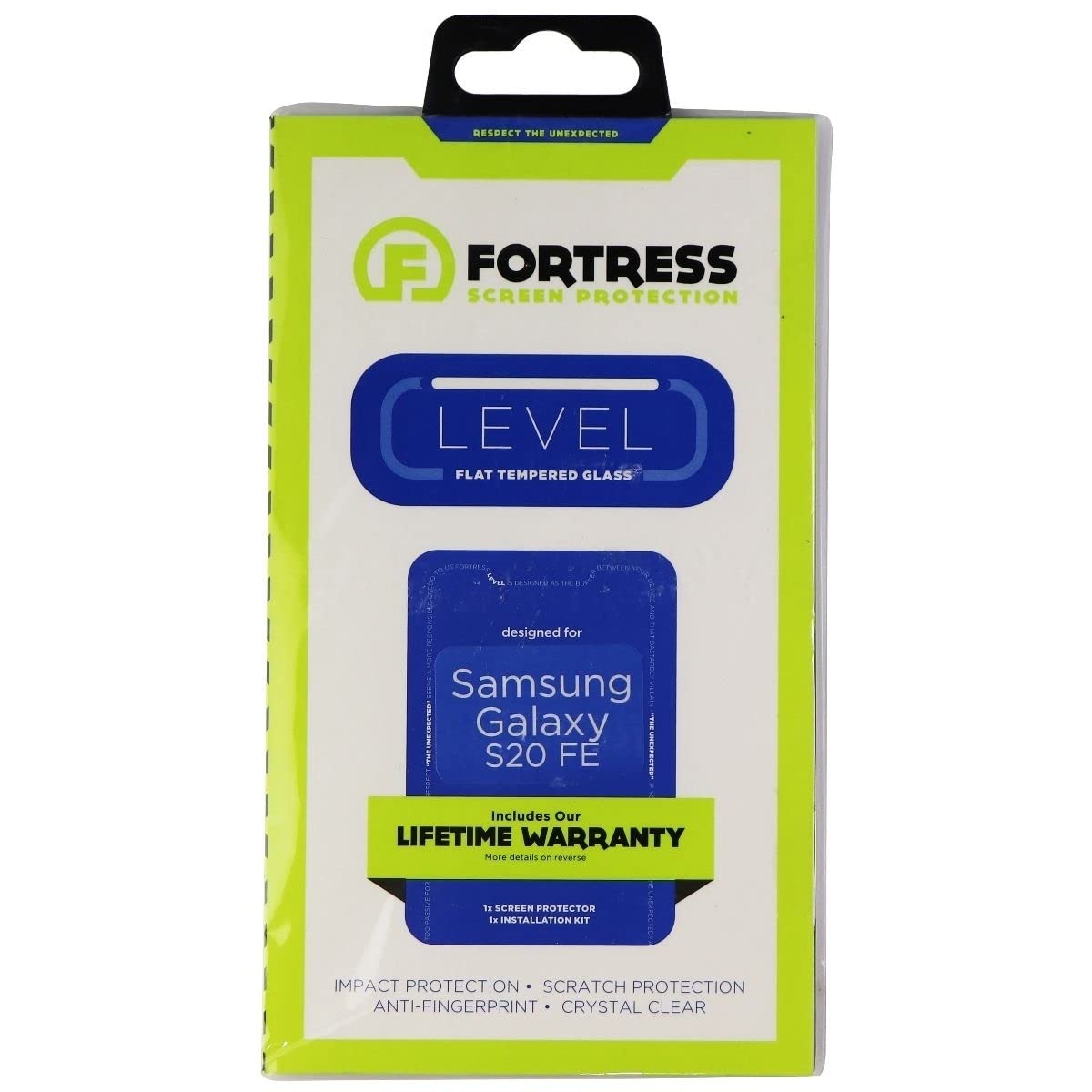 Fortress Focus Series Flat Tempered Glass For Samsung Galaxy S20 Fe Clear