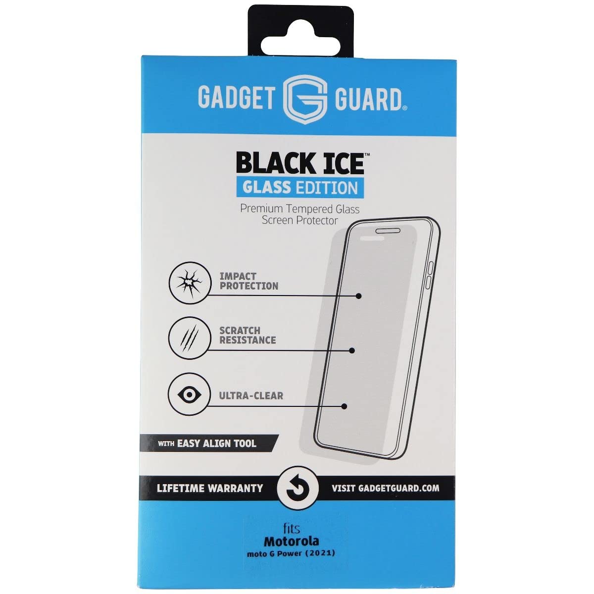Motorola Moto G Power (2021) Tempered Glass Screen Protector With $250 Guardplus Promise