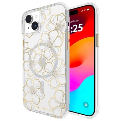 Case-Mate Rare Floral Gems iPhone 15 Plus Case 6.7 Inch MagSafe 12ft Drop