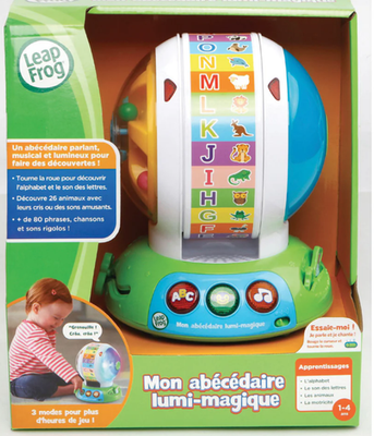 Leap Frog Mon Abecedaire Lumi Magique Rare Light Up Alphabet Toy 6x4x3 Inches