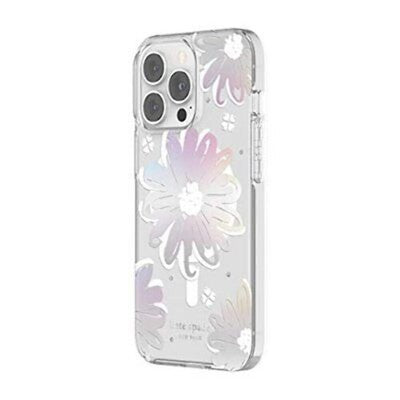 Kate Spade NY MagSafe Hardshell Case iPhone 13 Pro Daisy Iridescent