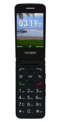 Alcatel Go Flip A405DL 4G Black Grade B For Tracfone