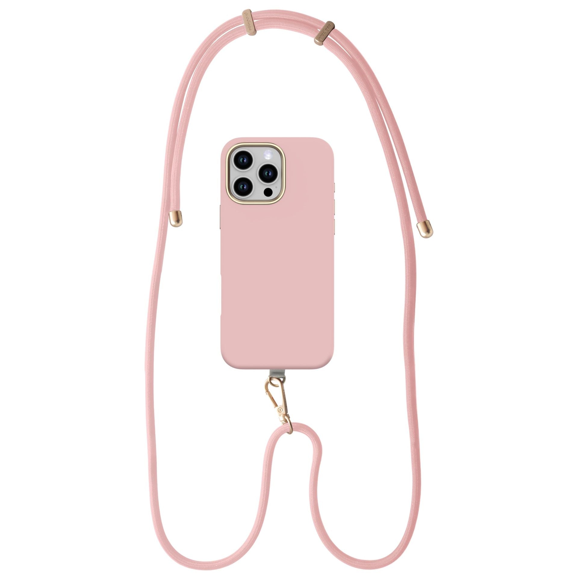 Prodigee Iphone 16 Valley Transparent Case Dual Layer MagSafe Blush