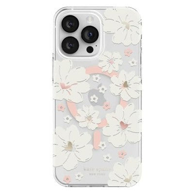 Kate Spade New York MagSafe Hardshell Case For iPhone 14 Pro Classic Peony