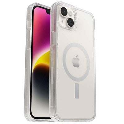OtterBox Symmetry Clear Antimicrobial Protective Case For iPhone 14 Plus MagSafe