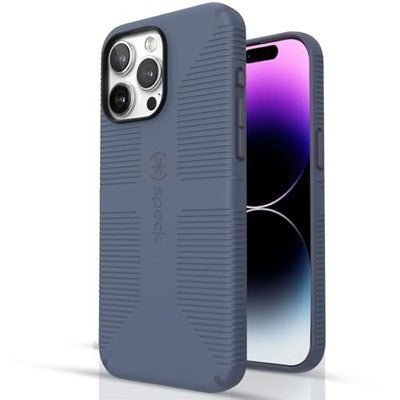 Speck MagSafe Case iPhone 15 Pro Max Grip Blue 6.7in Wireless Charging