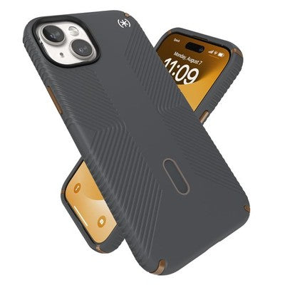 Speck IPhone 15 Plus Case Presidio2 Grip ClickLock MagSafe Charcoal Grey 6.7Inch