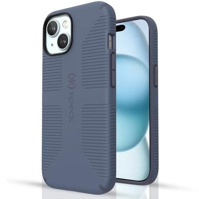 Speck MagSafe Case For iPhone 15 Plus 6.7 Inch Grip Blue