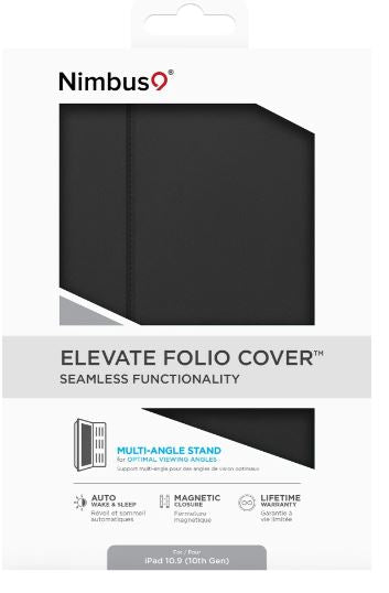 Nimbus9 Elevate Folio Case For Apple iPad 10th Gen Black