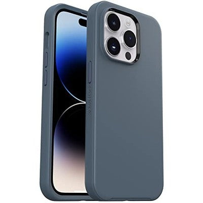 OtterBox Symmetry Antimicrobial Case for iPhone 14 Pro MagSafe Bluetiful Blue