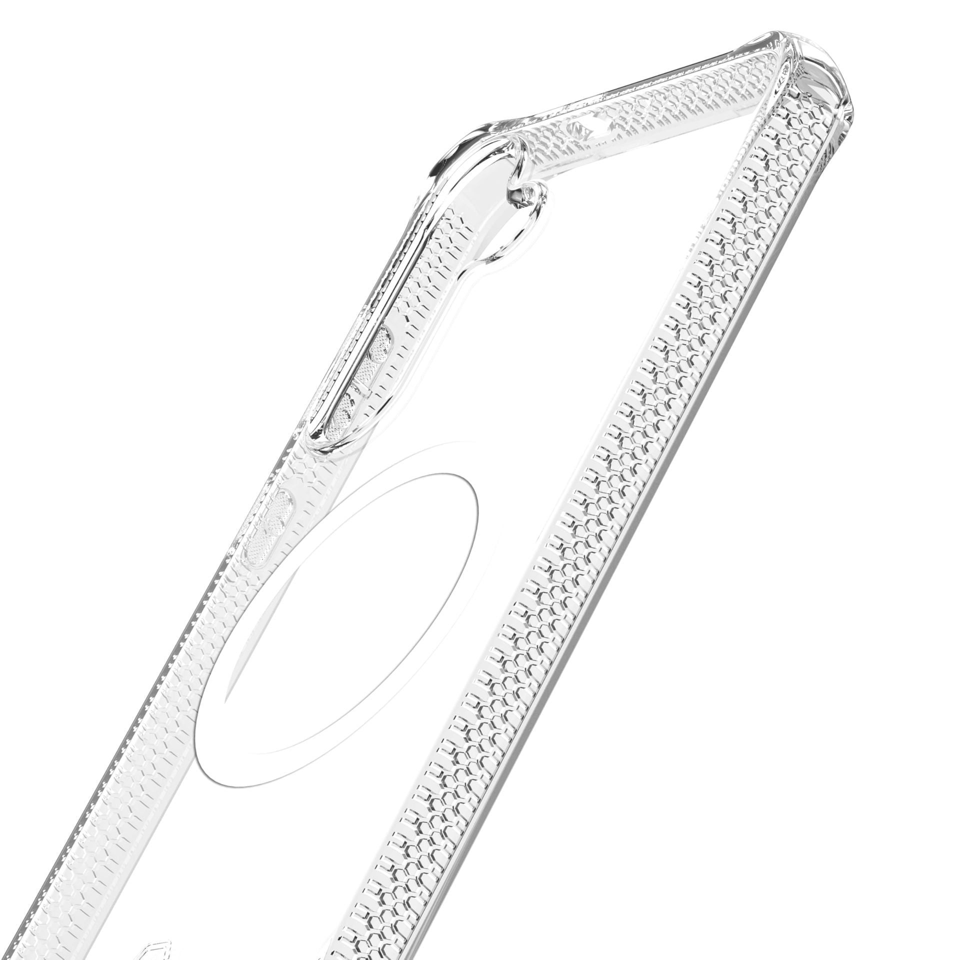 Itskins Hybrid R Clear Magnetic Case For Galaxy S25 Plus MagSafe Compatible