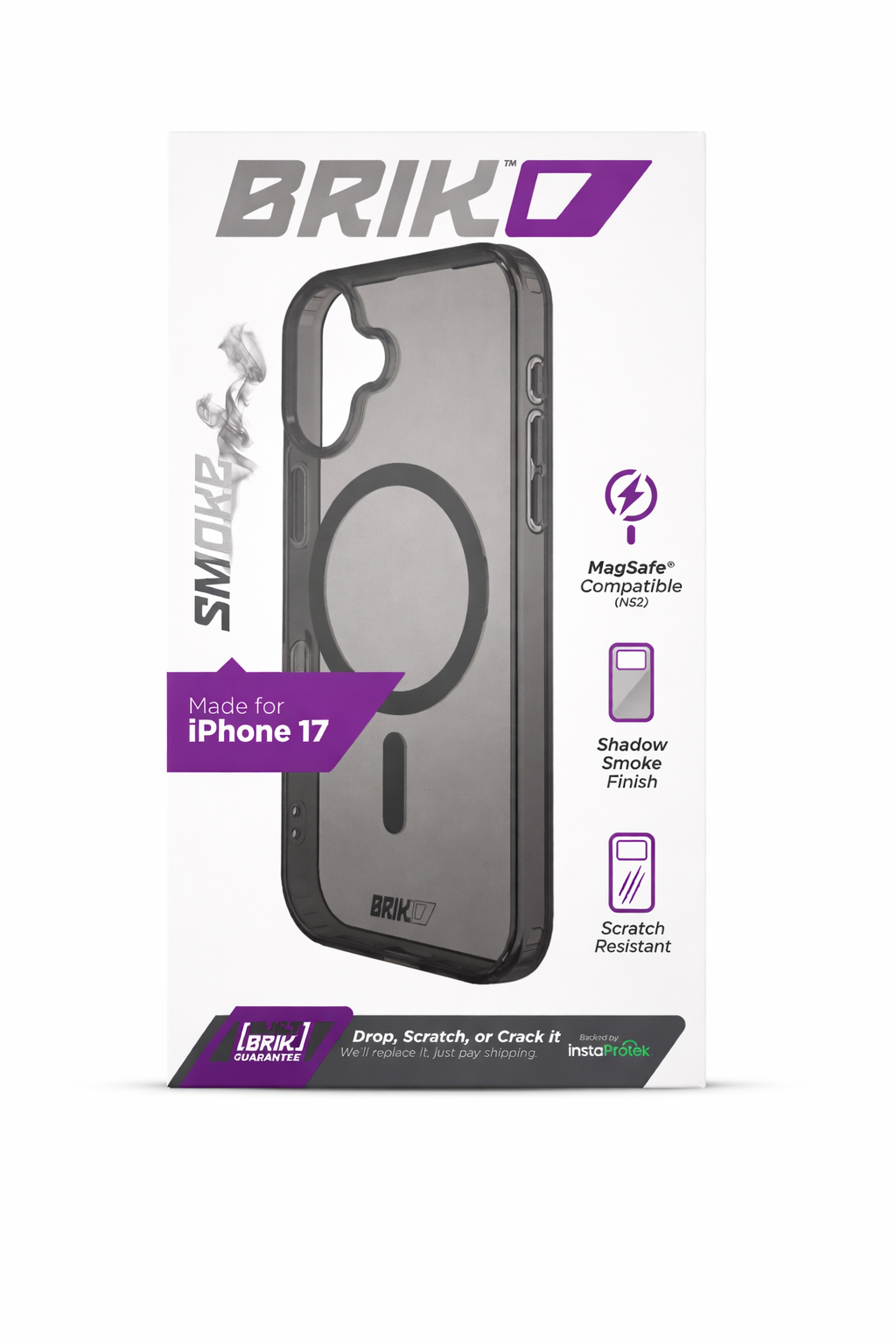 Brikd Black MagSafe Compatible Case for iPhone 17 Only