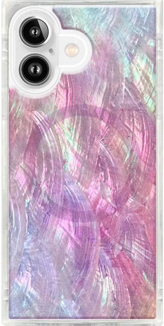 FLAUNT Official iPhone 17 Protective Case MagSafe Wireless Charging Pink Pearl