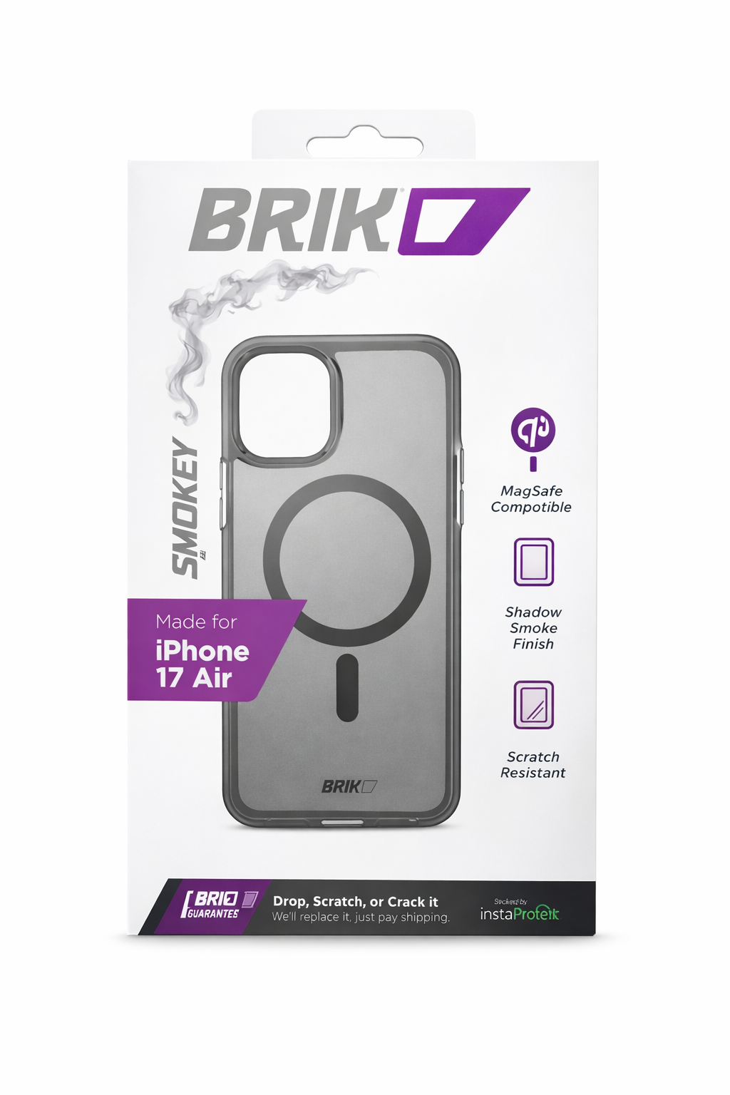 Brikd Apple IPhone Air Case Smoke Clear Protective Cover