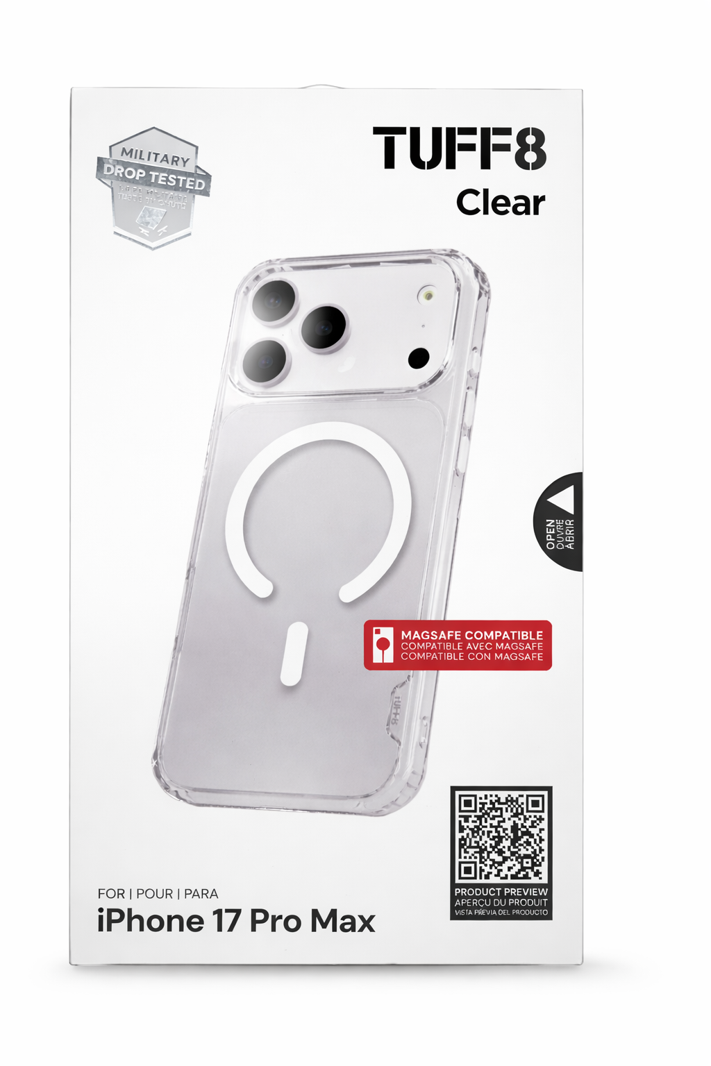 Brikd Clear Case For IPhone 17 Pro Max Only Protective Shield