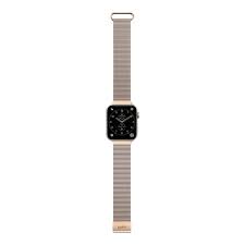 LAUT Novi Luxe Watch Strap for Apple Watch 38/40/41mm Series 1-9 SE Beige