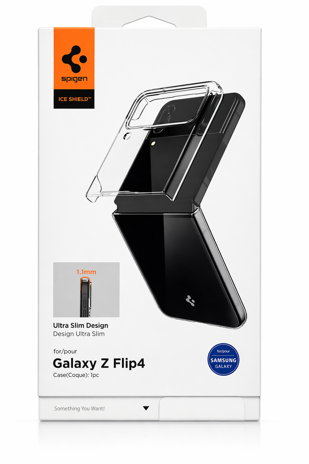 Spigen Ice Shield Series Case for Samsung Galaxy Z Flip4 Clear