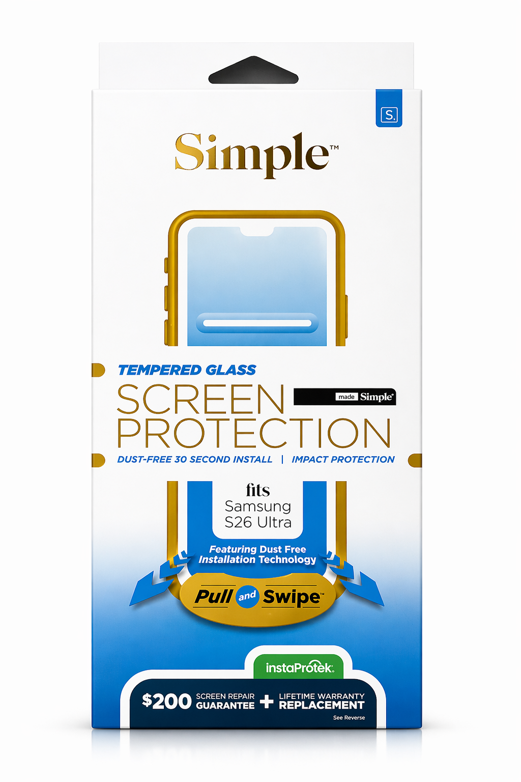 Tempered Glass Screen Protector For Samsung Galaxy S26 Ultra Dust Free Install